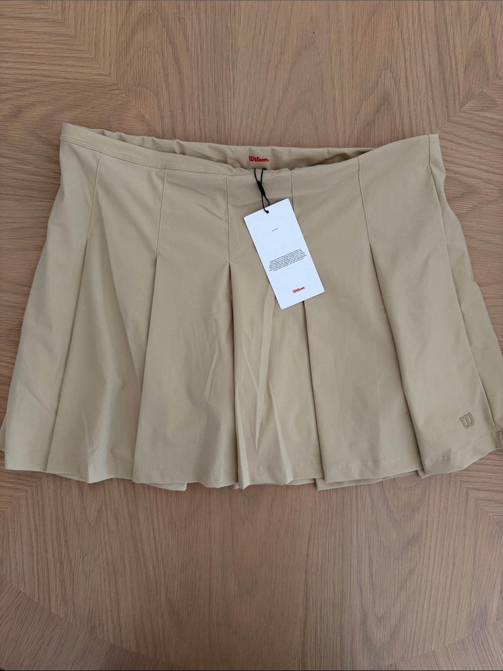 Wilson Khaki Tennis Skirt NWT XL